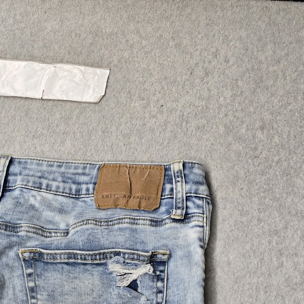 American Eagle Men Jeans 34X32 Blue Denim Next Level Flex Skinny Grunge READ